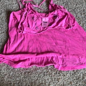 Pink workout shirt size small